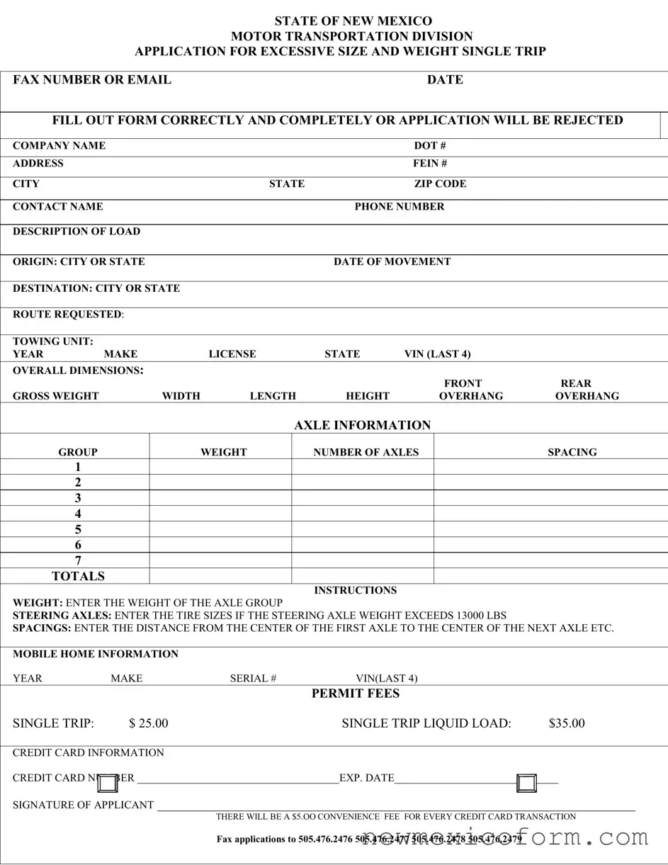 Fill Out a Valid New Mexico Os Ow Template