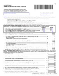 Fill Out a Valid New Mexico Pit Rc Template
