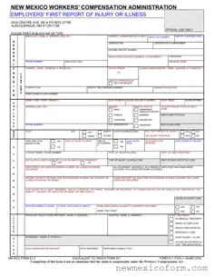 Fill Out a Valid New Mexico Report Template
