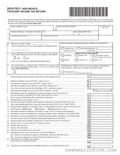 Fill Out a Valid Nm Fid 1 Template