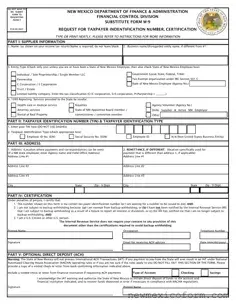 Fill Out a Valid Nm W 9 Template